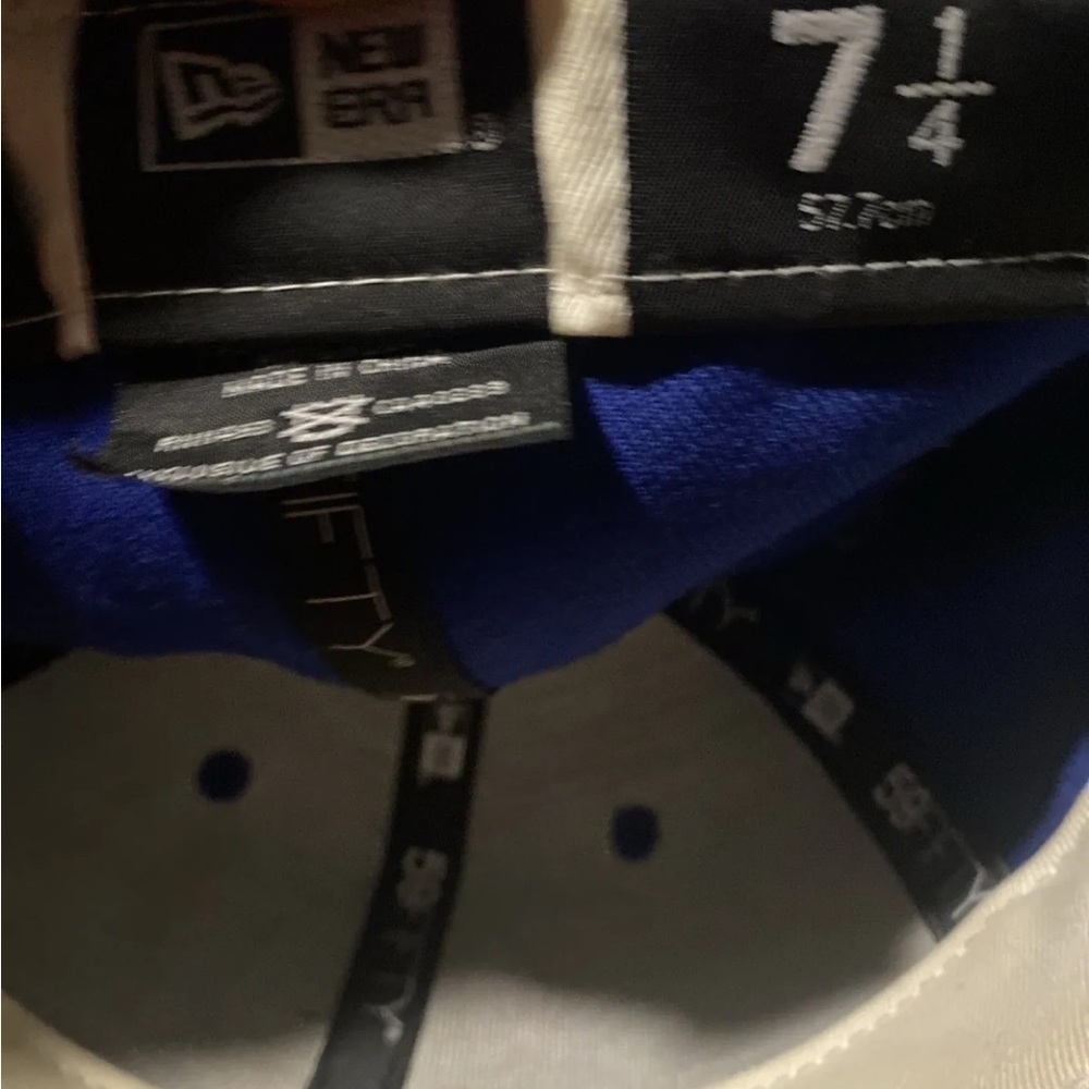 New Era Chicago Cubs Bear Blue All Star Game Fitted Hat Size 7 1/4 - Picture 3 of 7